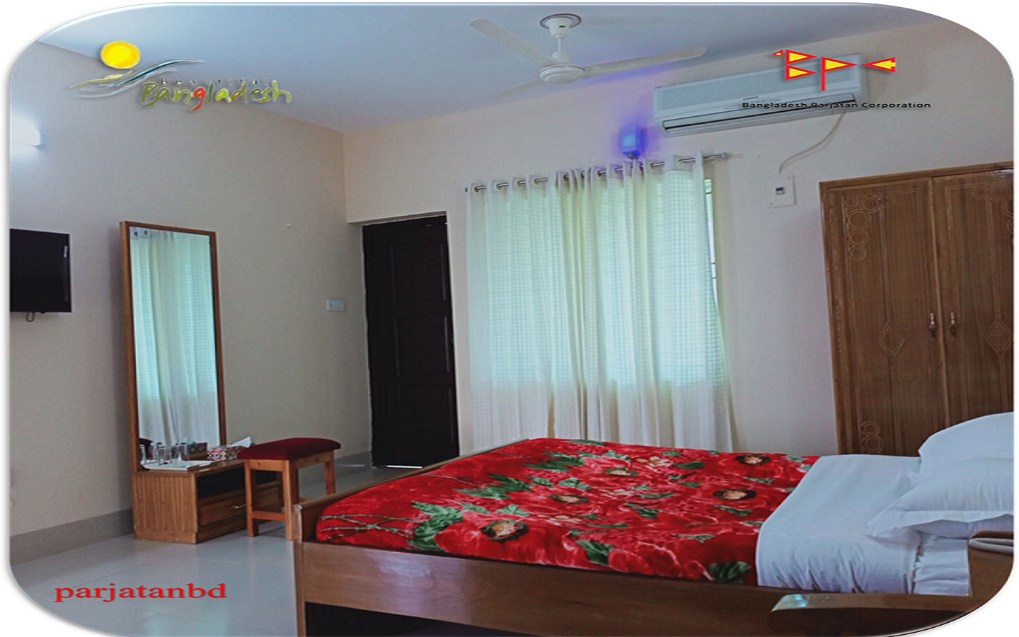 Room AC Couple Bed -1, Parjatan Motel Sonamasjid, Chapainawabganj