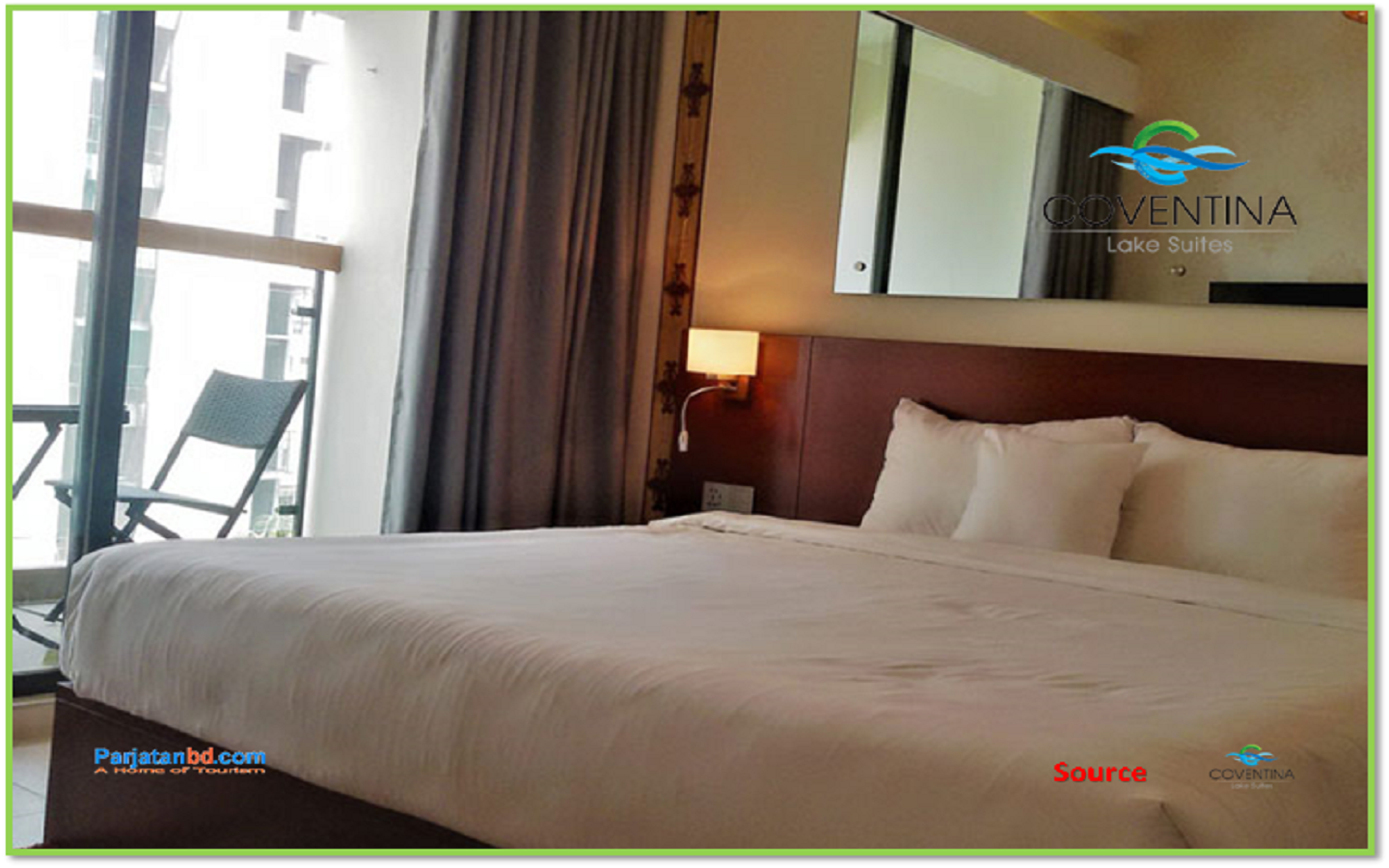 Room Deluxe -1, Coventina Lake Suites- Serviced Apartments, Banani