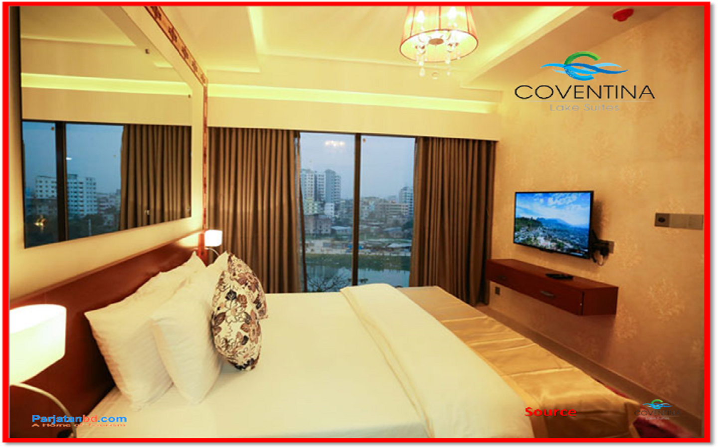 Room Crown Suites -1, Coventina Lake Suites- Serviced Apartments, Banani