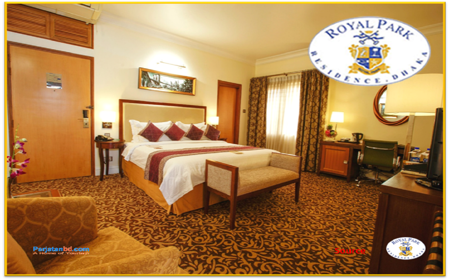 Room Royal King Room With Balcony  -1, Royal Park Residence Hotel, Banani