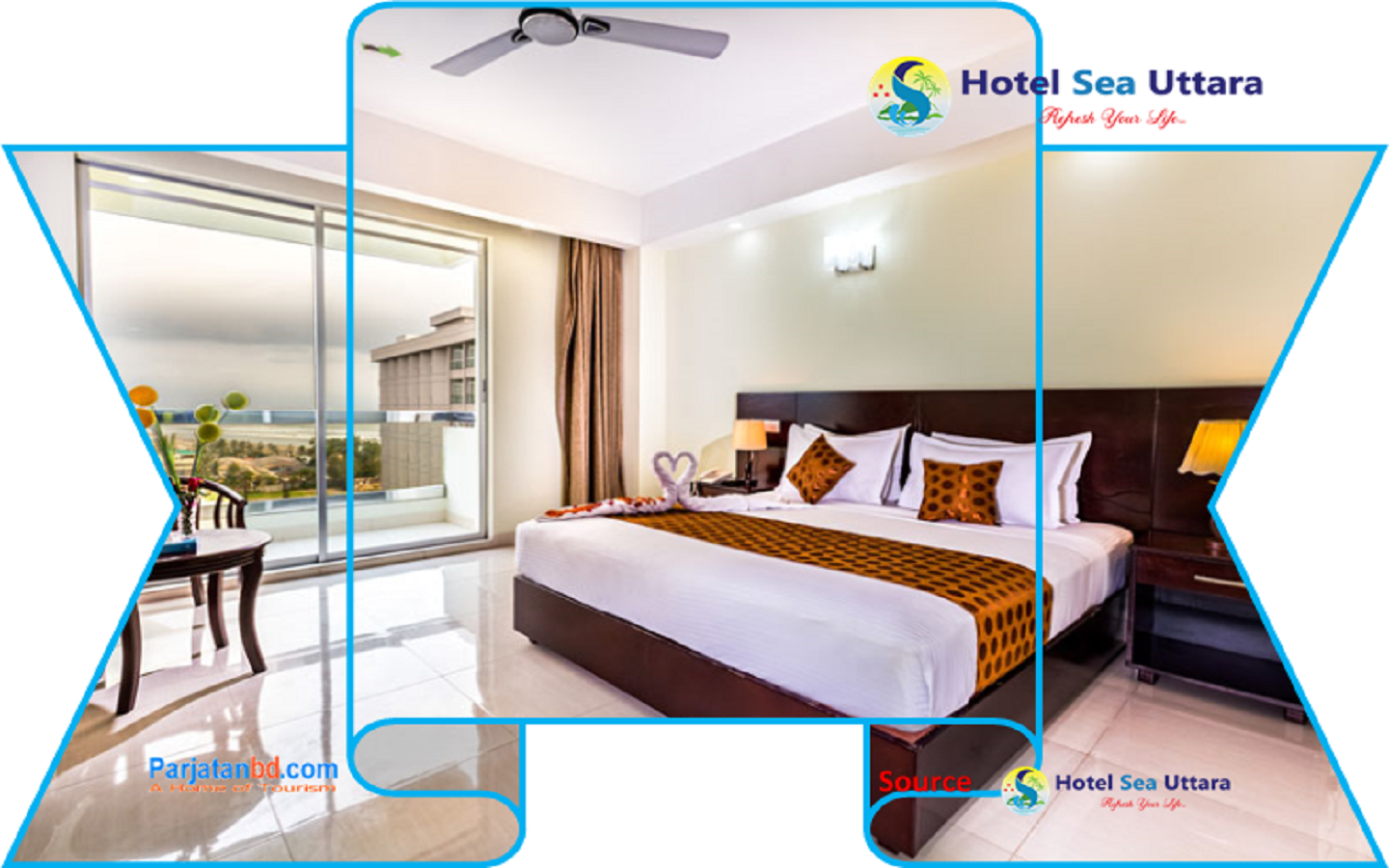 Room Premier Double King (Sea View)  -1, Hotel Sea Uttara