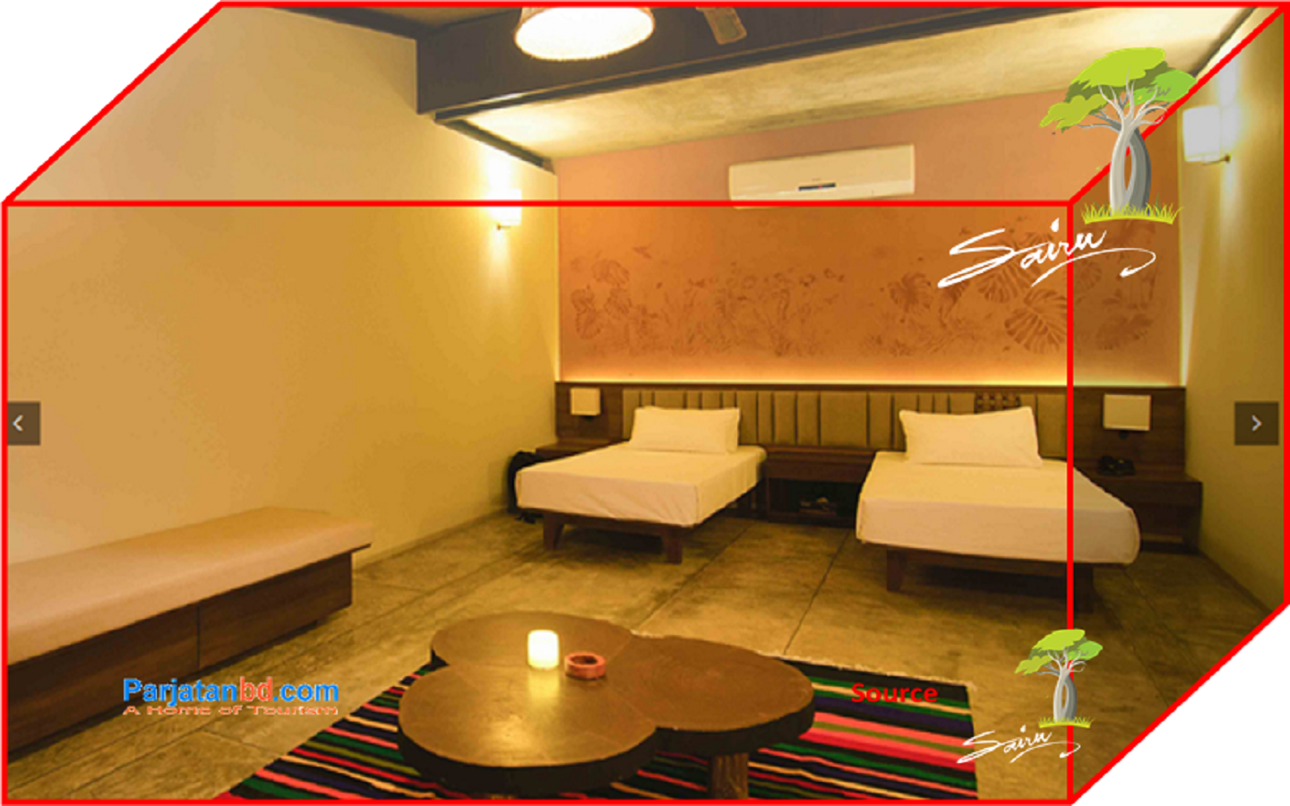 Room Executive Twin -1, Sairu Hill Resort