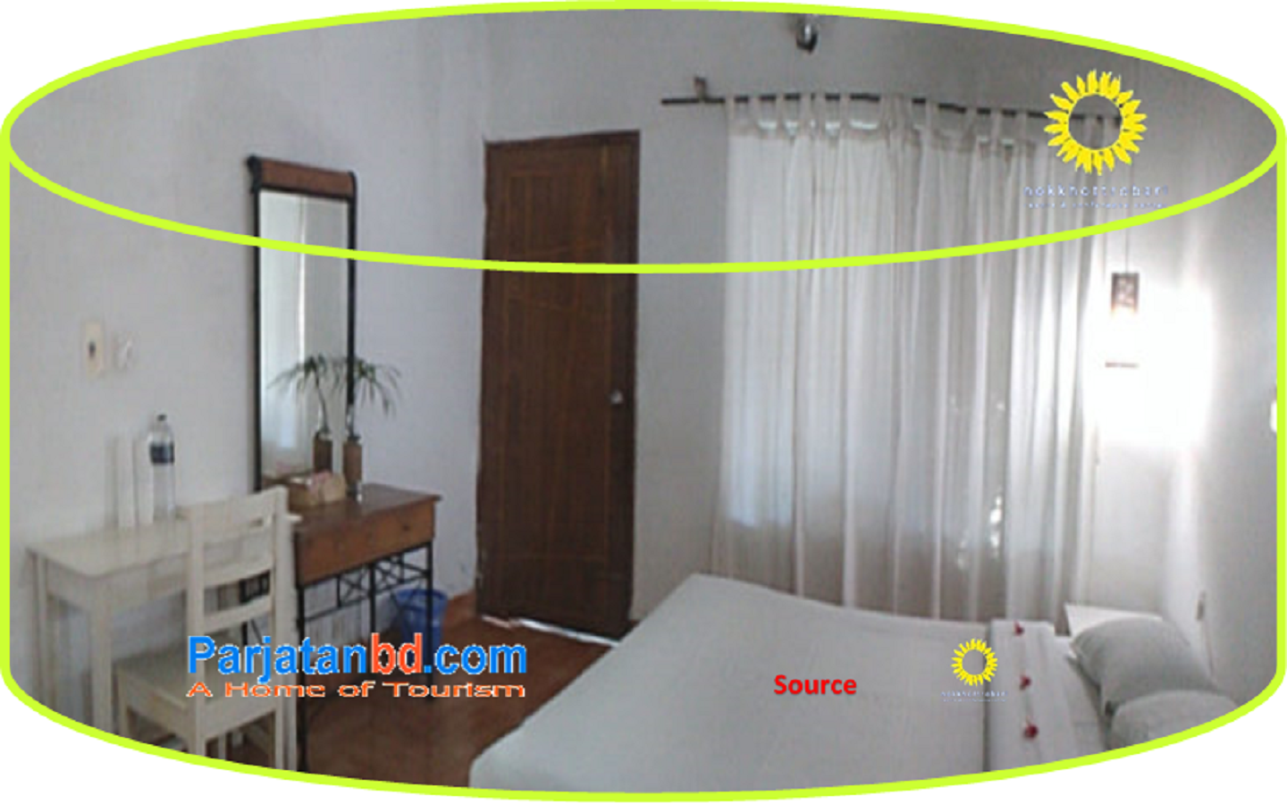 Room Family Bungalow -1, Nokkhottrobari Resort, Gazipur