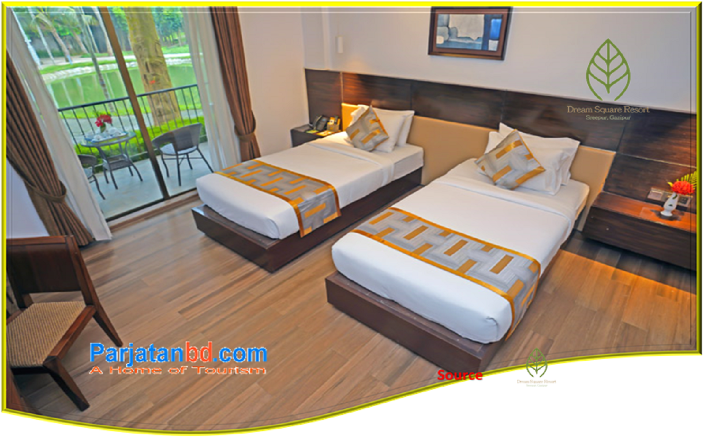 Room Executive Twin -1, Dream Square Resort, Gazipur