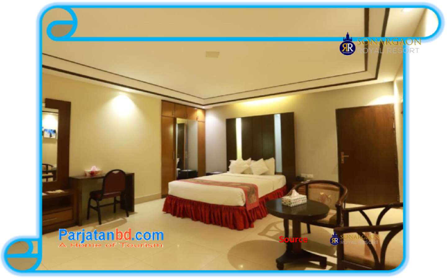 Room Deluxe -1, Sonargaon Royal Resort, Munshiganj