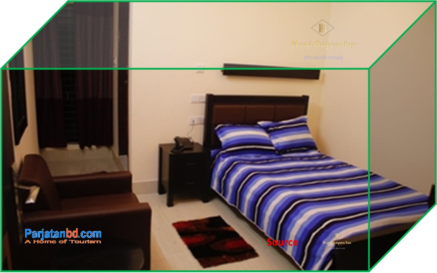 Room Standard Single Room -1, Hotel Sayem Inn, Noakhali