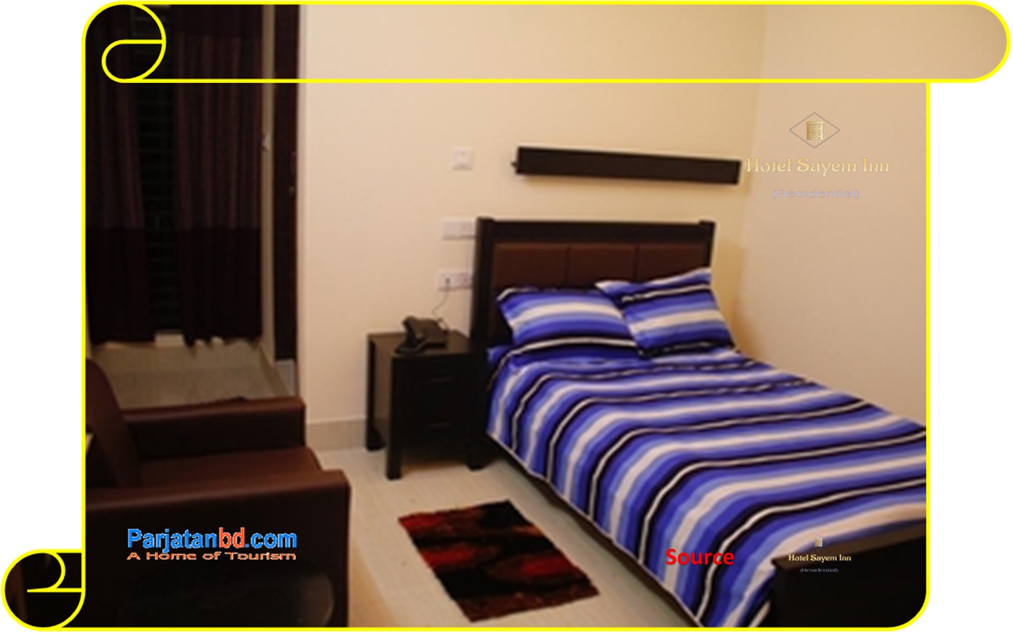 Room Budget Single Room -1, Hotel Sayem Inn, Noakhali