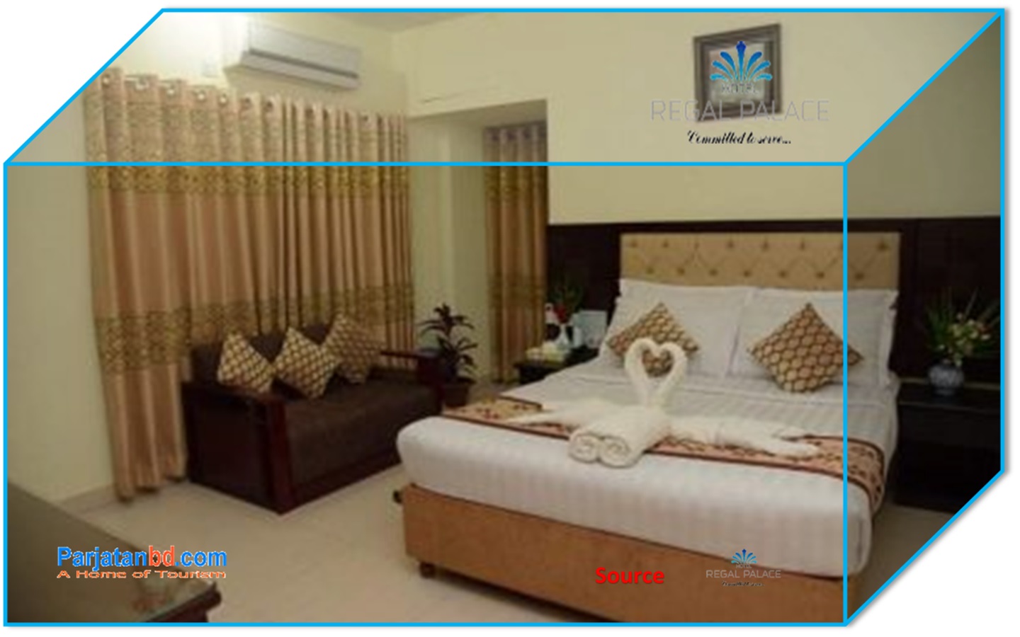 Room Deluxe Couple Sea View -1, Hotel Regal Palace,Coxs Bazar