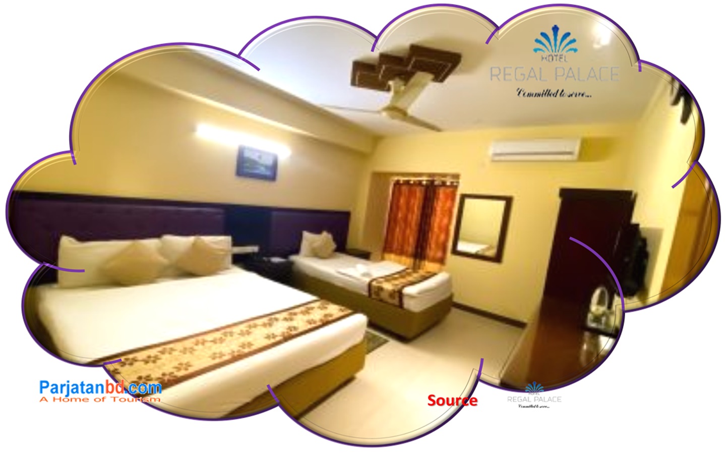 Room Executive Twin Bed -1, Hotel Regal Palace,Coxs Bazar