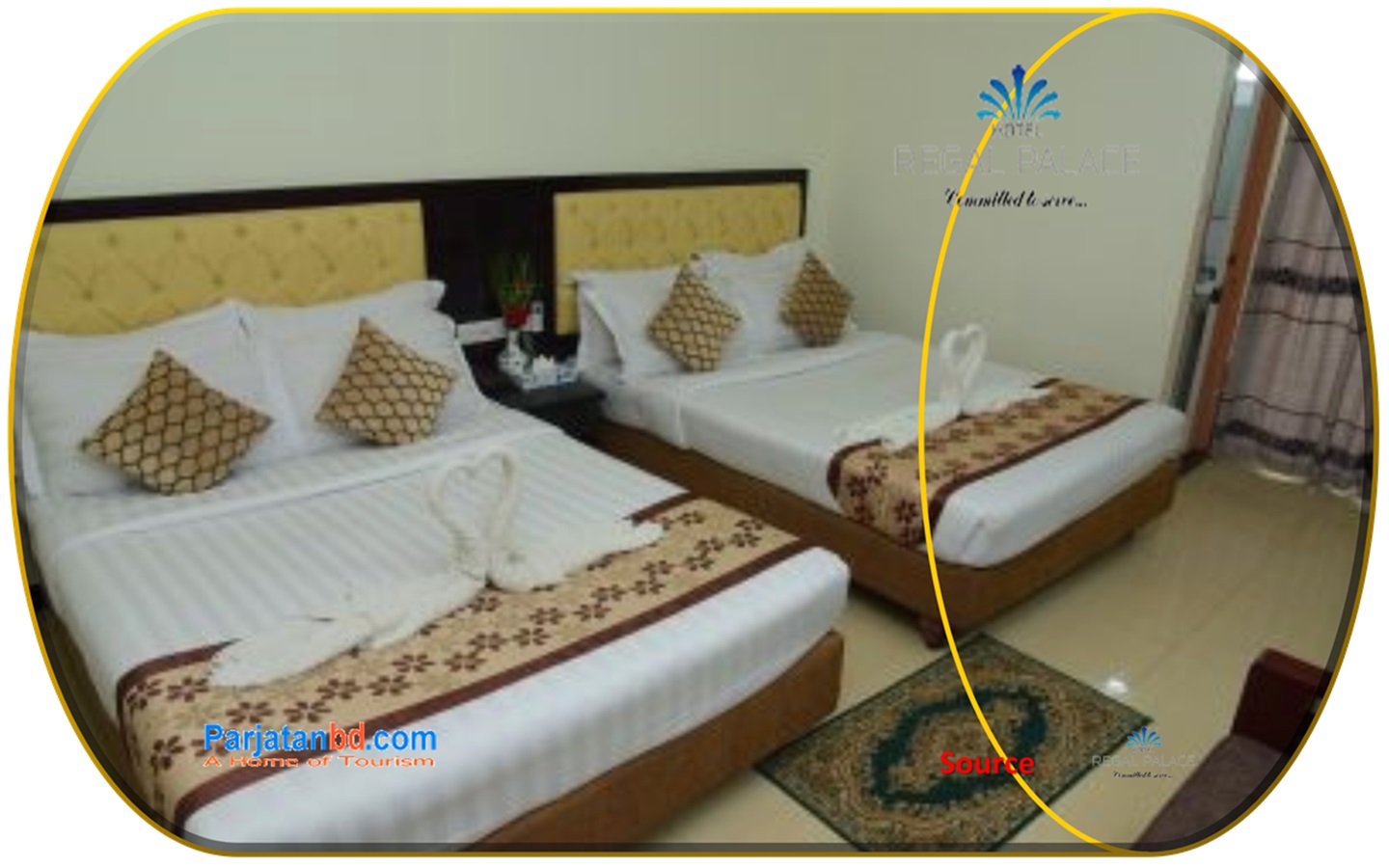 Room Luxurious Twin -1, Hotel Regal Palace,Coxs Bazar