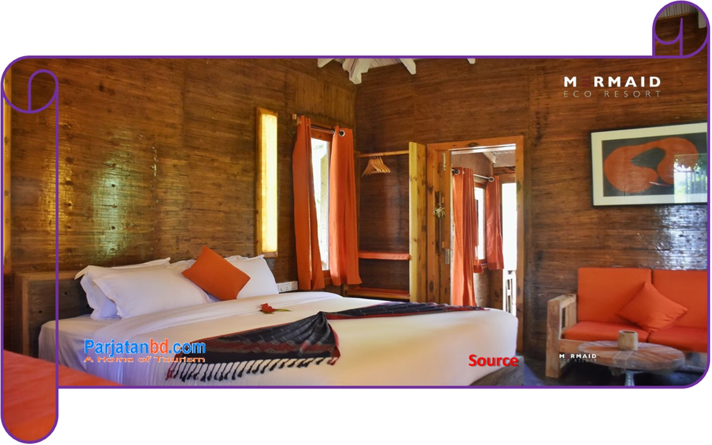 Room One Bedroom Studio Villas -1, Mermaid Eco Resort, Cox`s Bazar