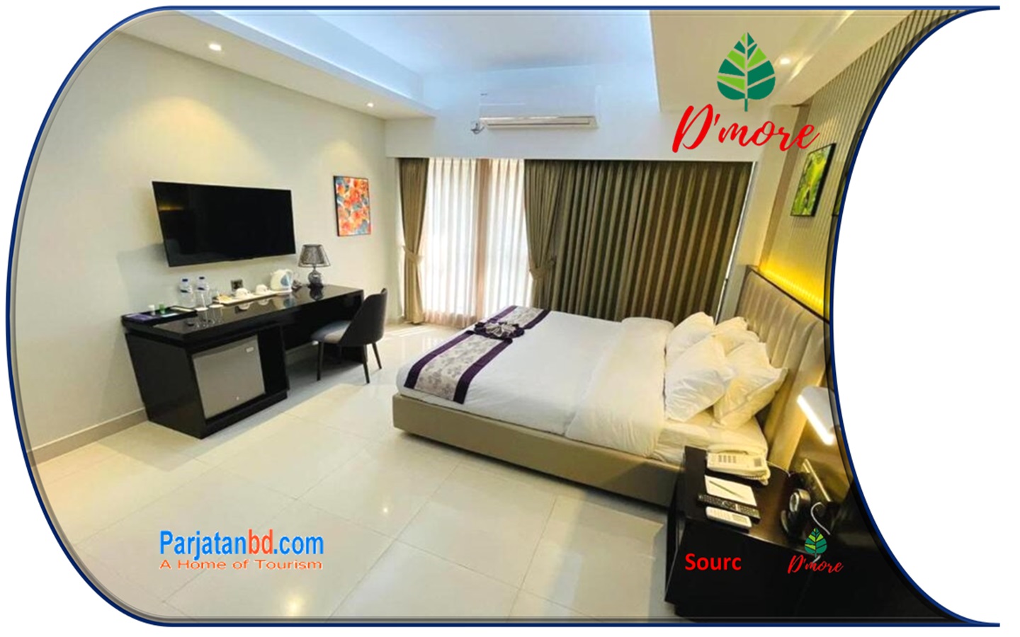 Room Deluxe Twin  -1, D More Bandarban