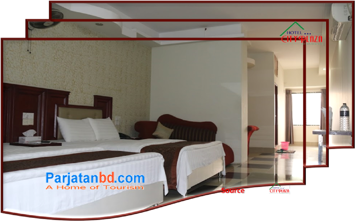 Room Standard Twin -1, Hotel City Plaza International, Jessore