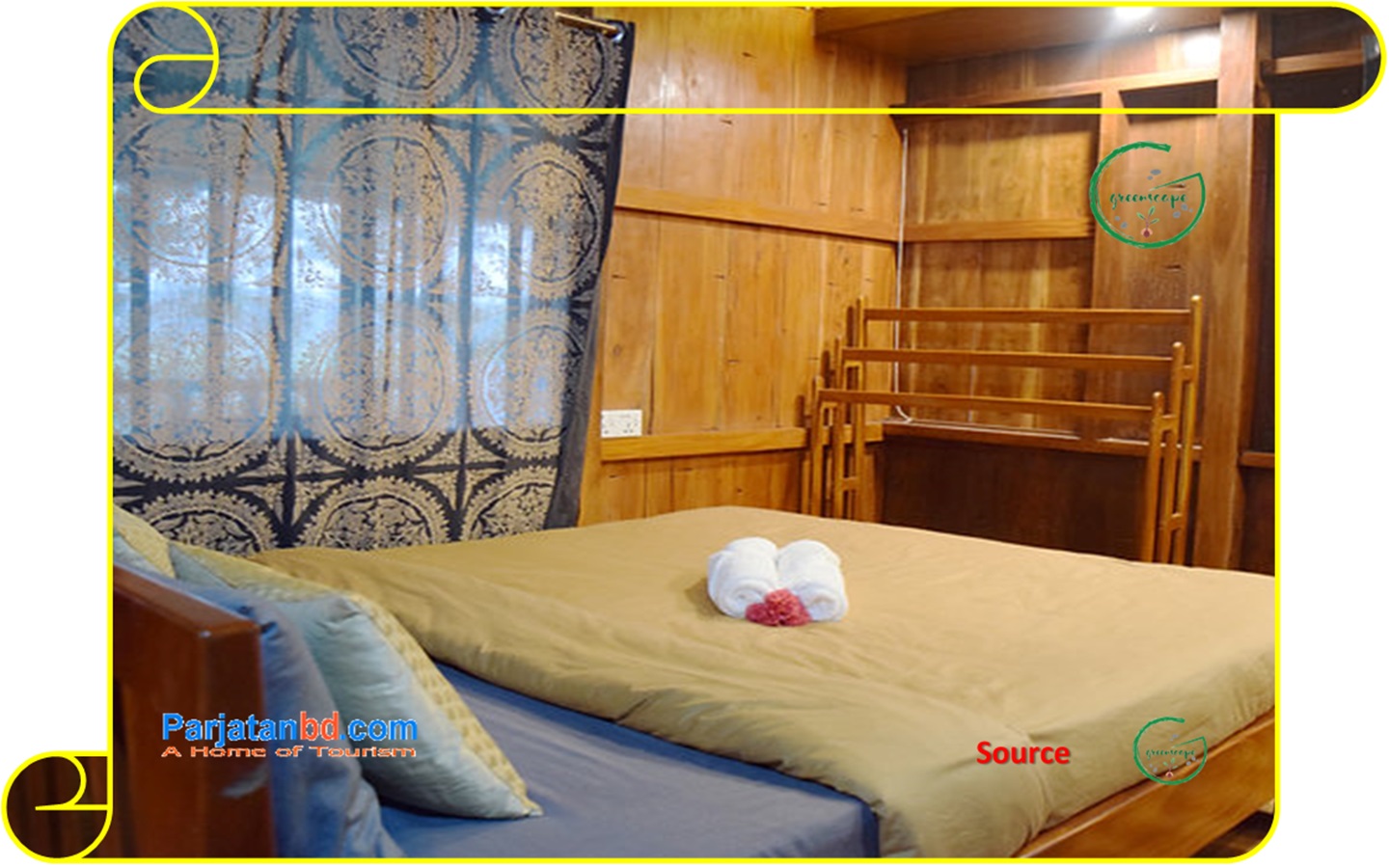 Room Cottage With Double Bed -1, Greenscape Eco Resort Bangladesh