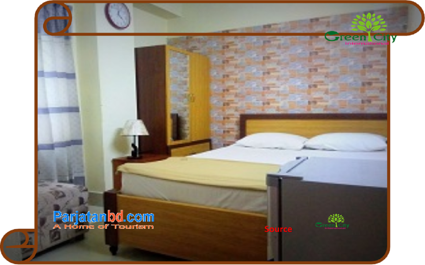 Room AC Couple Room -1, Hotel Green City International, Rajshahi