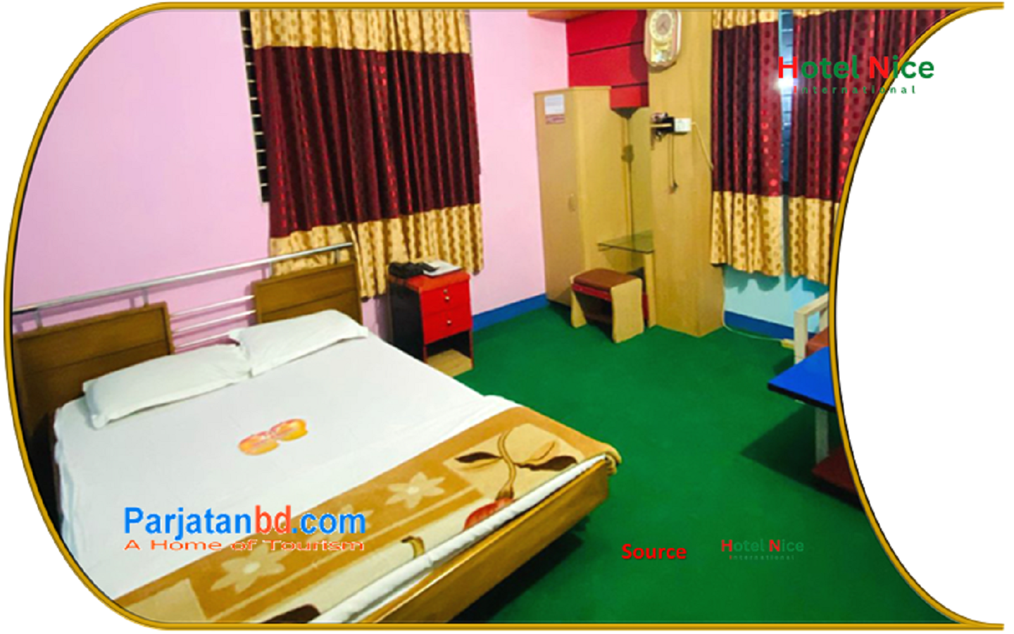 Room Superior King Deluxe -1, Hotel Nice International, Rajshahi