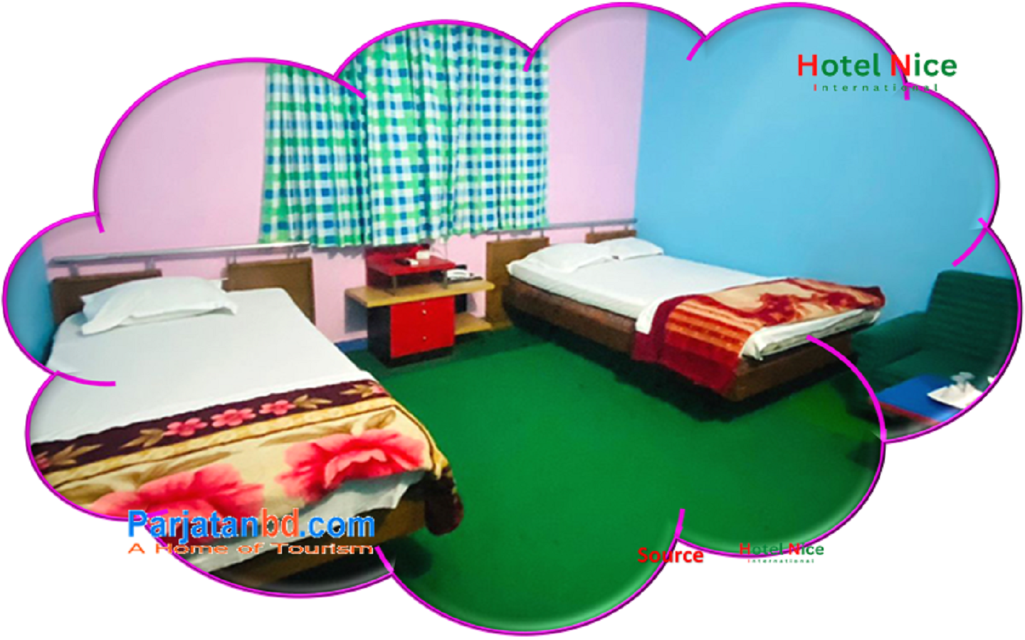 Room Triple Deluxe -1, Hotel Nice International, Rajshahi