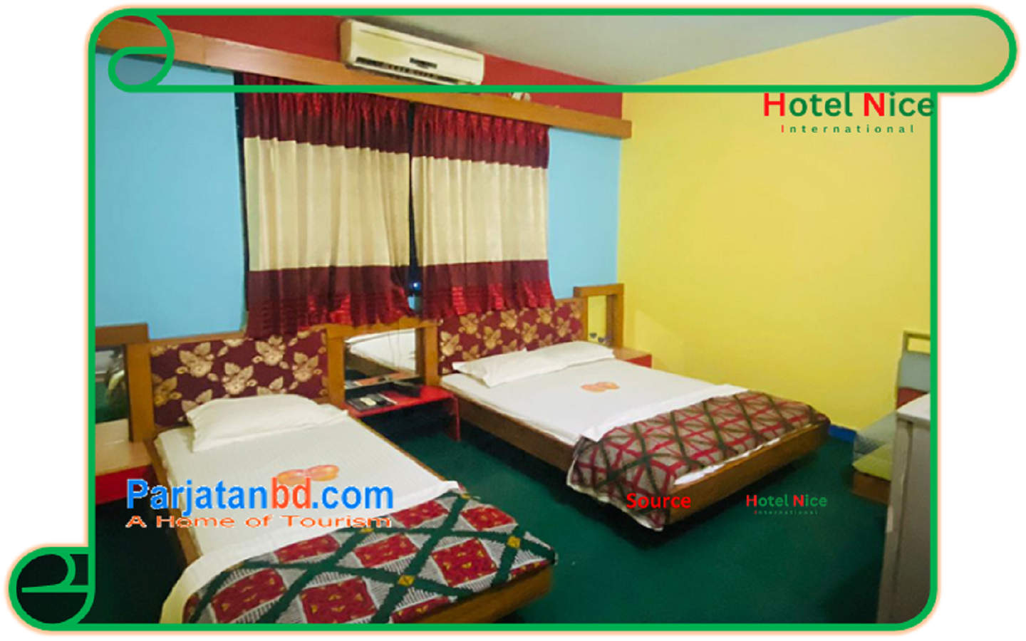 Room Triple Deluxe VIP -1, Hotel Nice International, Rajshahi