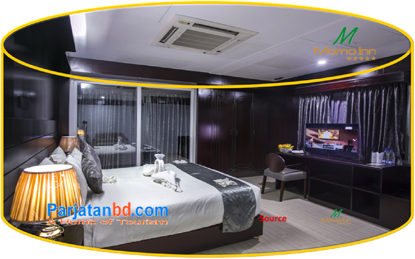 Room Super Deluxe CoupleTwin -1, Momo Inn, Bogra