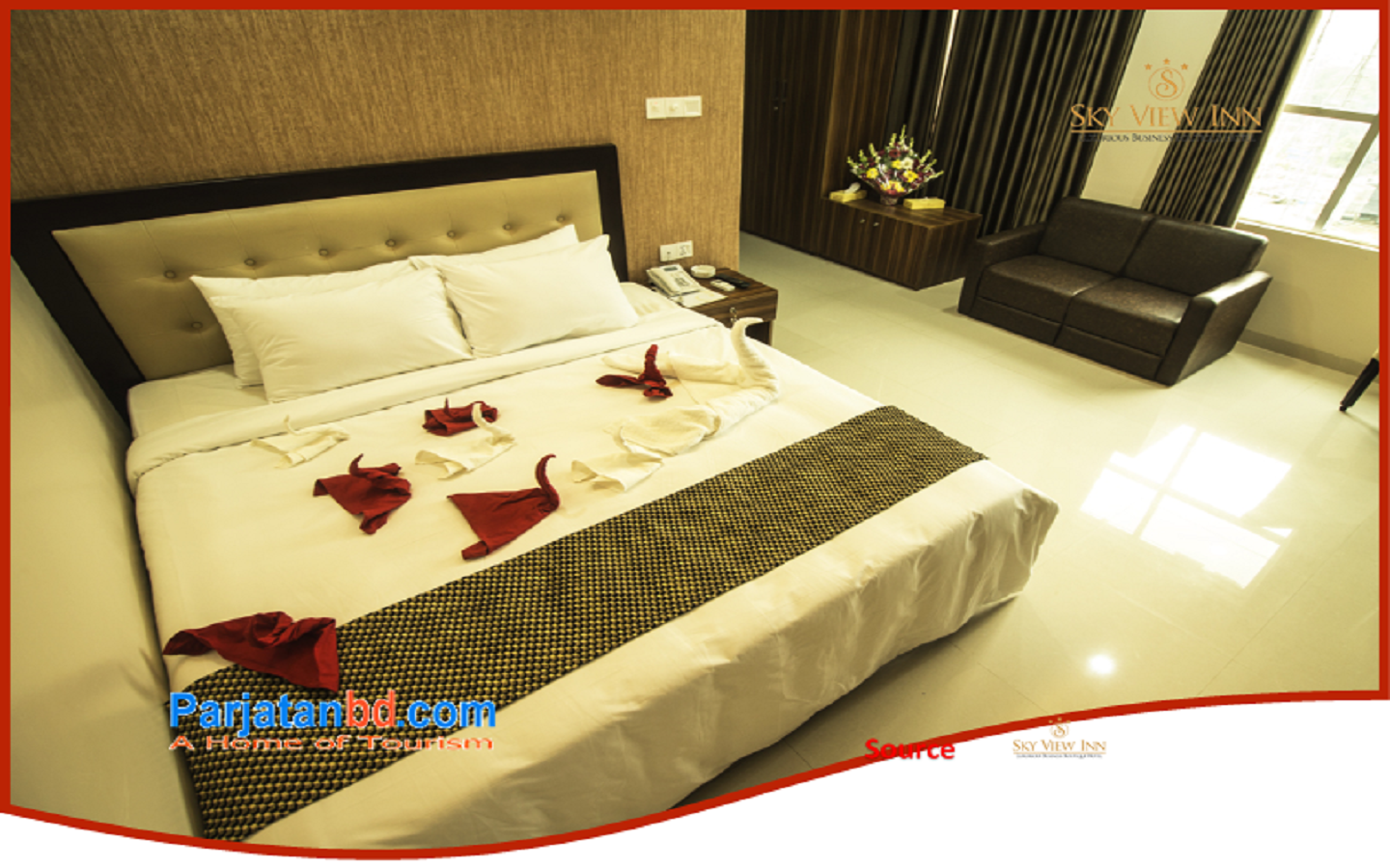 Room Deluxe King -1, Sky View Inn, Chapainawabganj