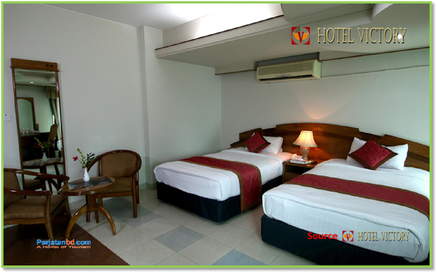 Room Super Deluxe Twin -1, Hotel Victory Limited, Naya Paltan